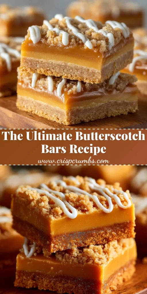A stack of perfectly chewy butterscotch bars on a plate, showcasing their rich, golden-brown color and dense texture.