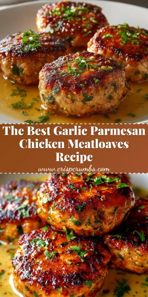 A perfectly glazed slice of Garlic Parmesan Chicken Meatloaf on a plate, showcasing its moist and tender texture, with fresh parsley garnish.