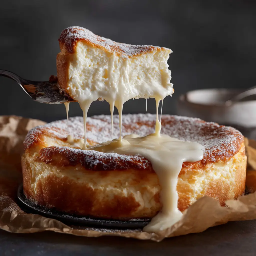 The delicate, airy crumb of the cloud cake is revealed in a perfect slice. Learn how to get this light and airy cake texture with our step-by-step recipe.