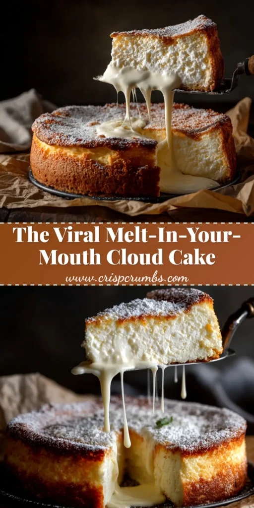 A perfect slice of cloud cake on a white plate, showcasing its incredibly light and fluffy texture. This cloud cake recipe is easy to follow and yields amazing results.