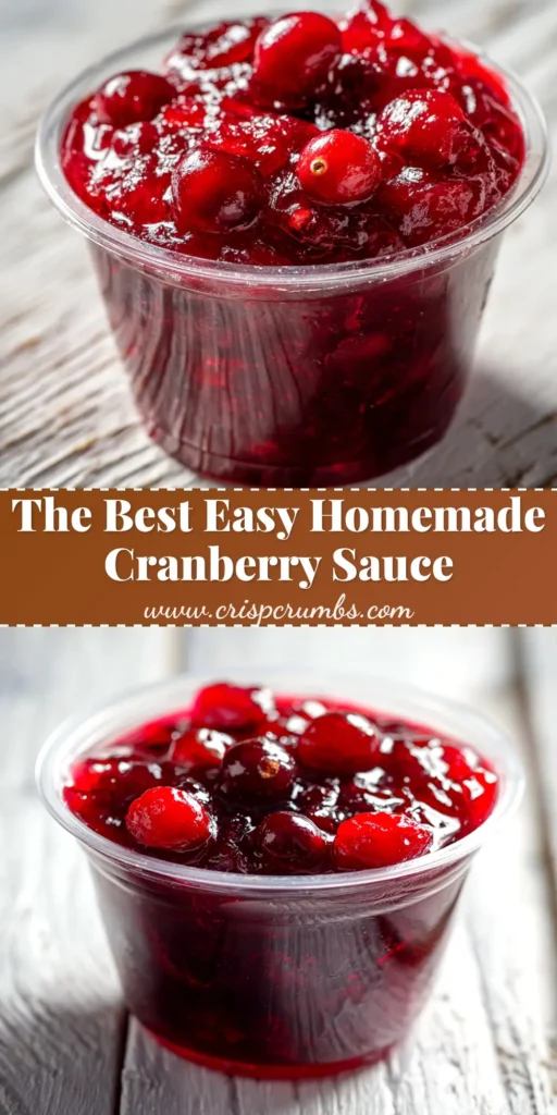 An overhead shot of homemade Christmas cranberry sauce in a white bowl, garnished with fresh orange zest and cranberries. This easy recipe is perfect for the holidays.