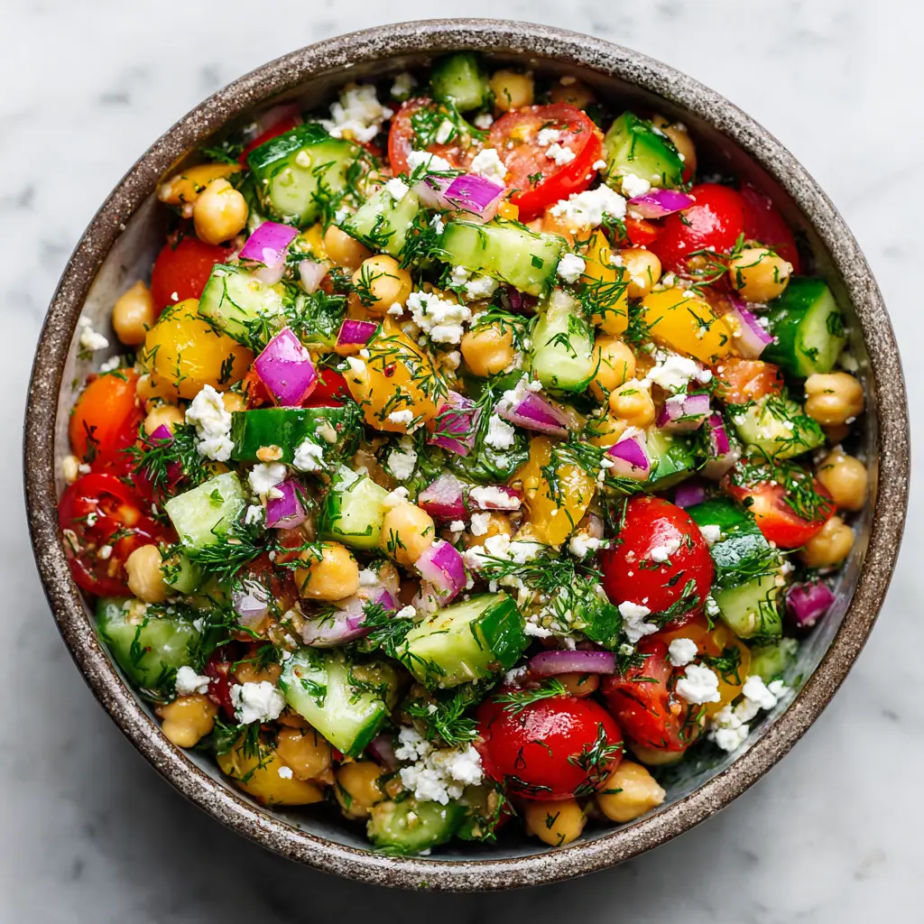A bowl of creamy vegan chickpea salad ready to be served in a sandwich.