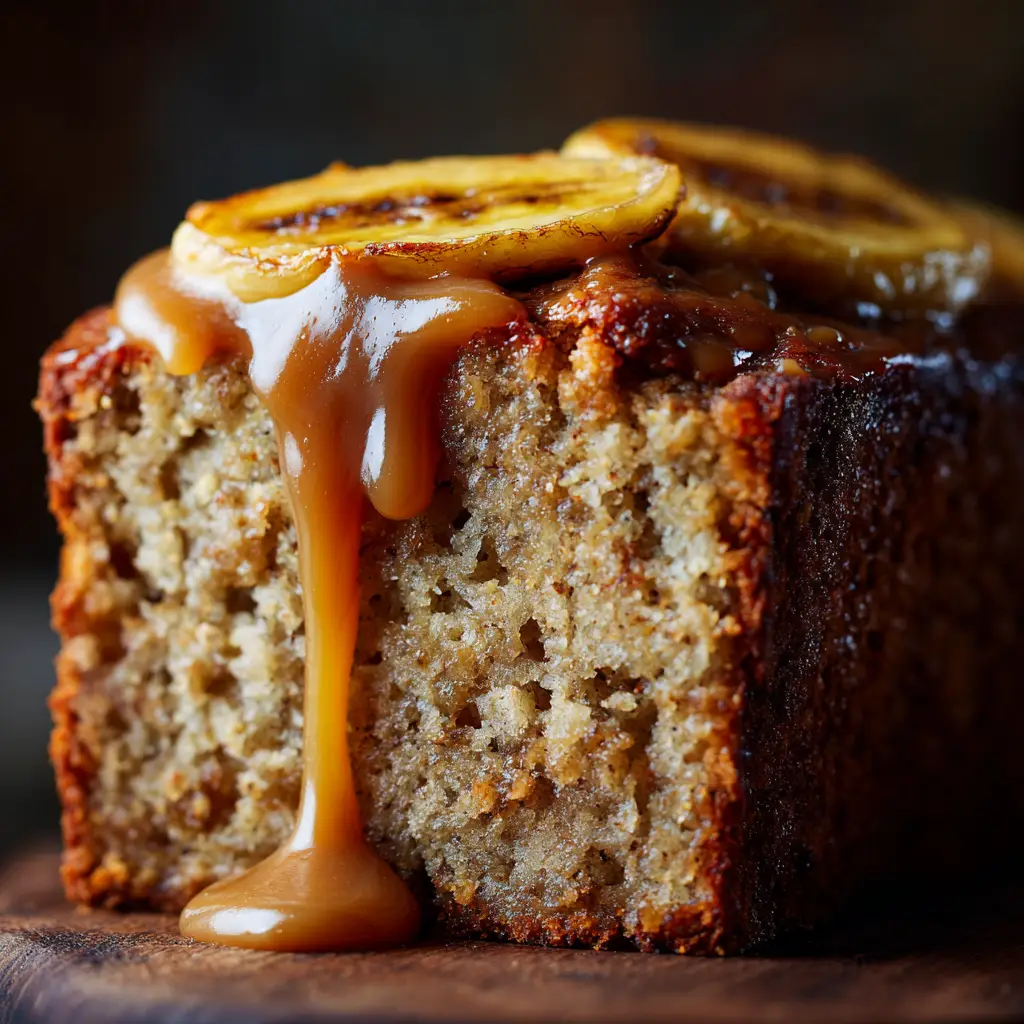 The simple ingredients for the easy banana bread recipe, including overripe bananas, flour, and brown sugar, arranged on a rustic surface.