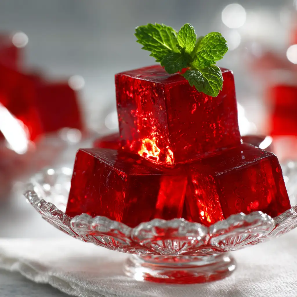 Colorful layers of homemade gelatin in a glass, demonstrating a creative use for the unflavored gelatin recipe.