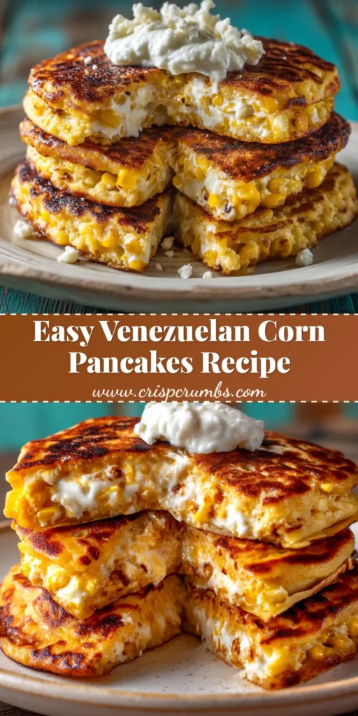 A stack of folded cachapas recipe pancakes filled with melted white cheese, showcasing their golden-brown texture on a rustic plate.