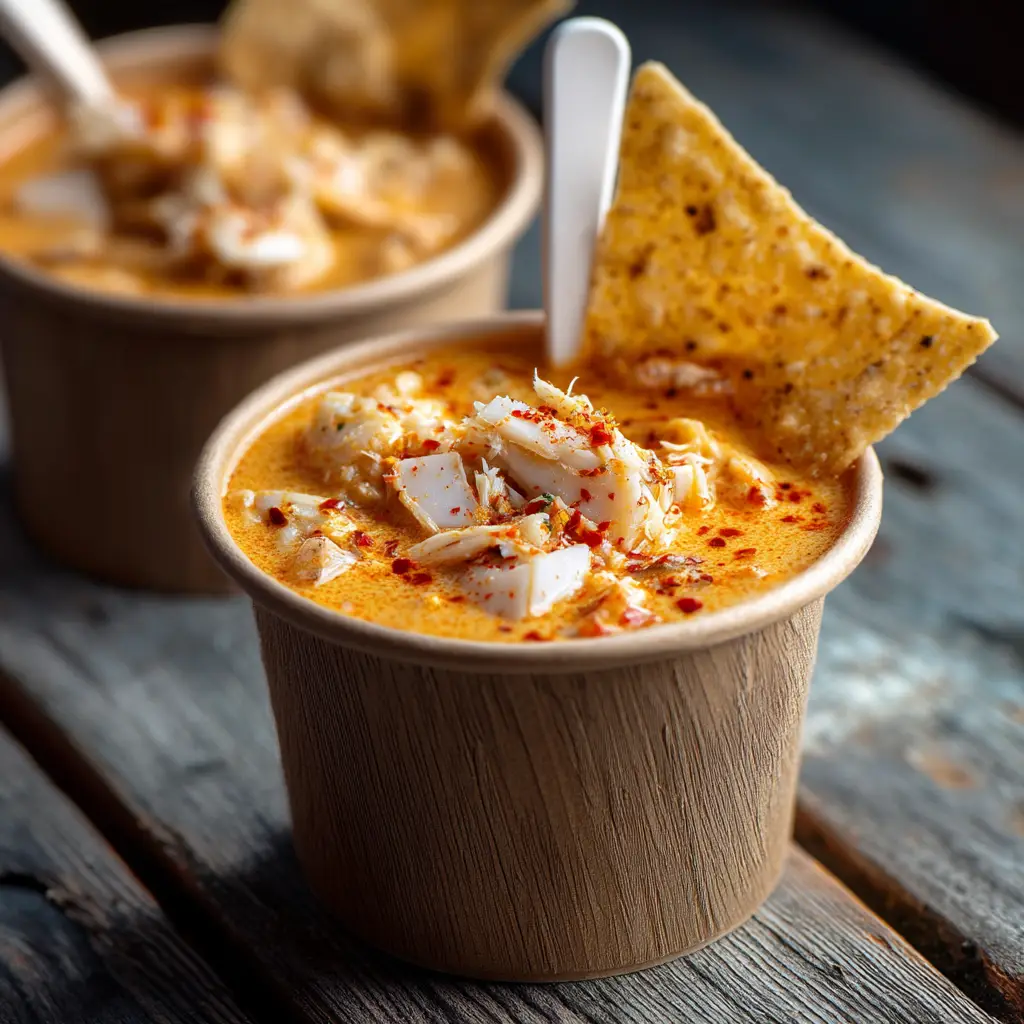 A step-by-step process shot showing the aromatic vegetables being sauteed in a Dutch oven for the crab stew recipe base.
