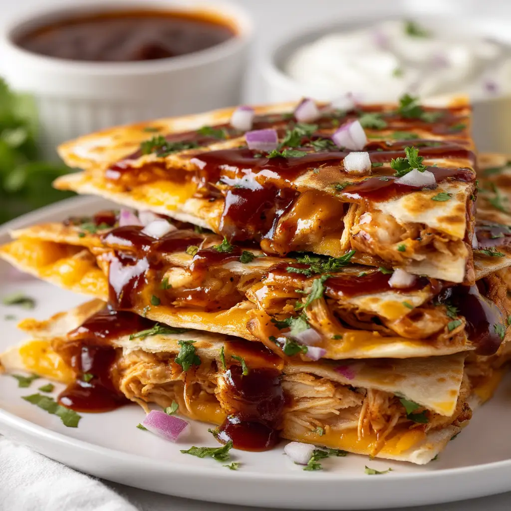 A close-up view of a golden-brown quesadilla being cooked in a pan, with melted cheese just beginning to peek out from the crispy tortilla.