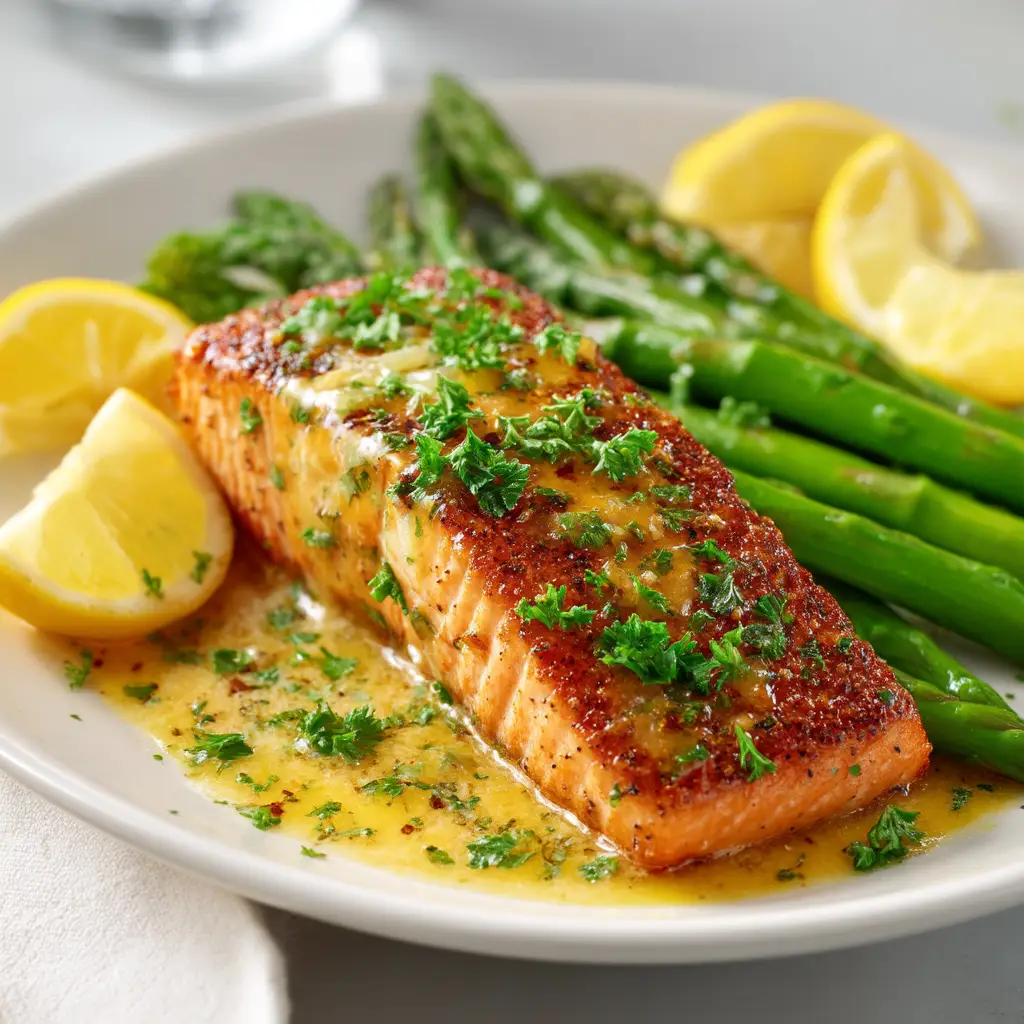 A cooked salmon fillet flaking easily with a fork, showing the moist and tender texture achieved from baking in foil.