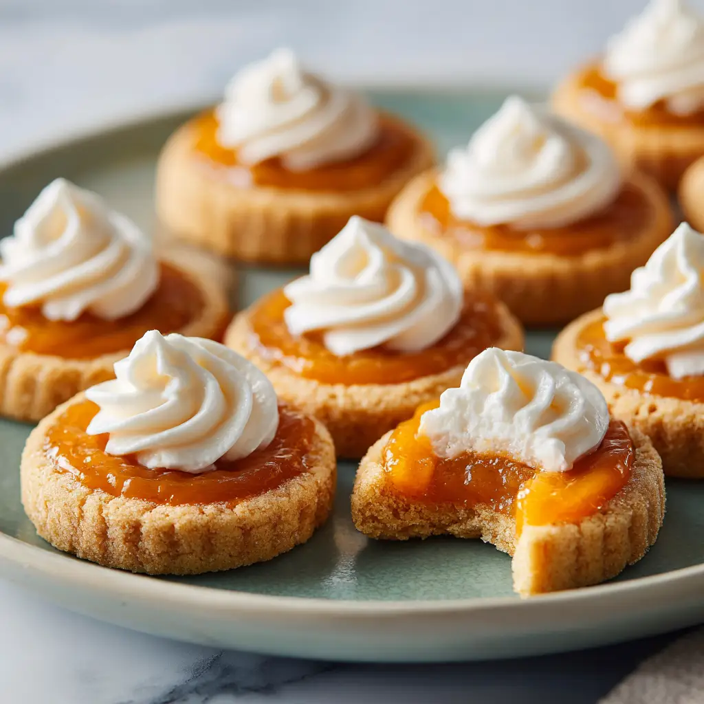 A baker spreading creamy, white cream cheese frosting onto a cooled pumpkin pie cookie with an offset spatula.