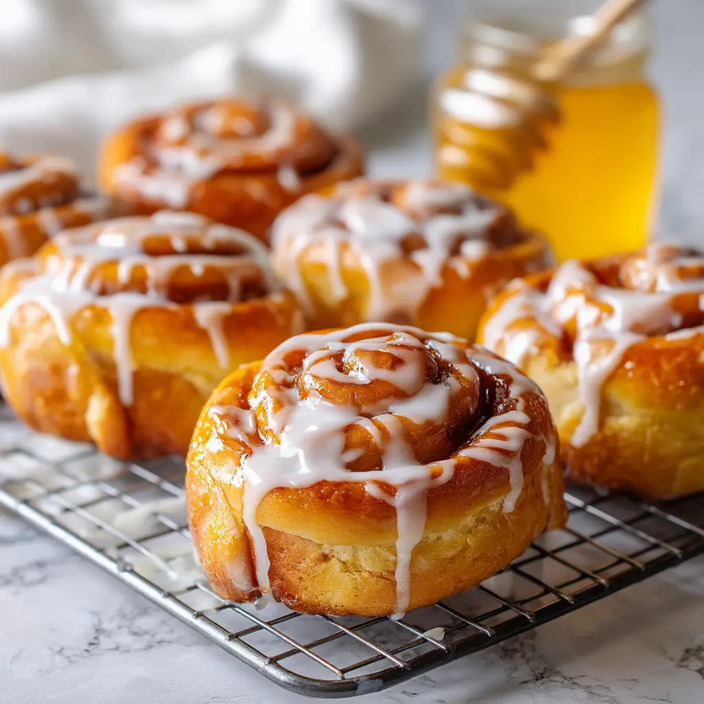 The process of rolling the honey bun dough after it has been covered in butter and cinnamon-sugar filling. The log of dough is ready to be sliced into individual rolls.