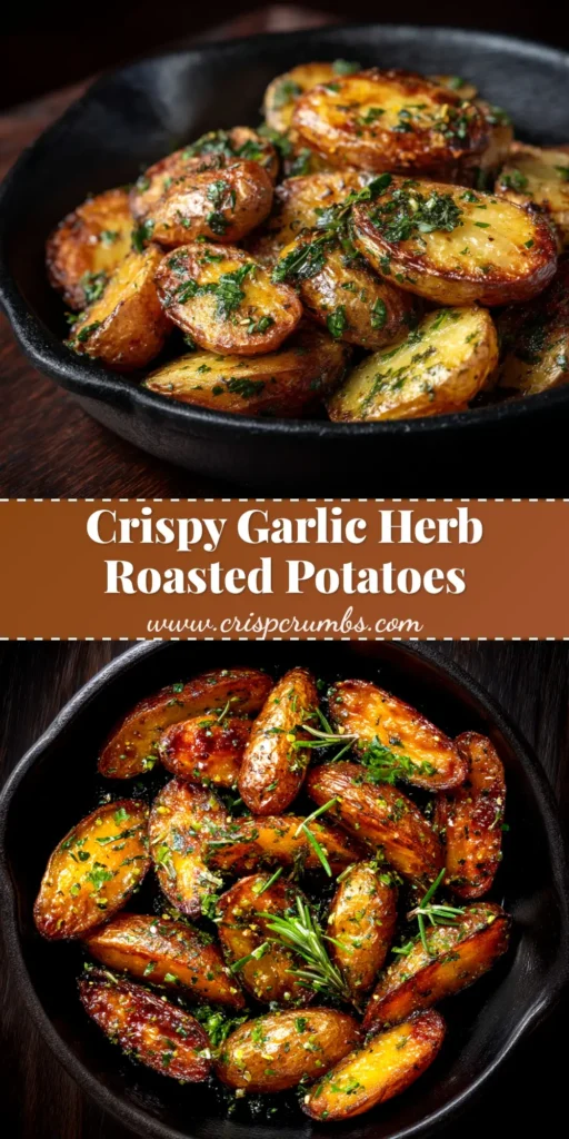 A top-down view of perfectly crispy roasted fingerling potatoes on a rustic baking sheet, garnished with fresh parsley.