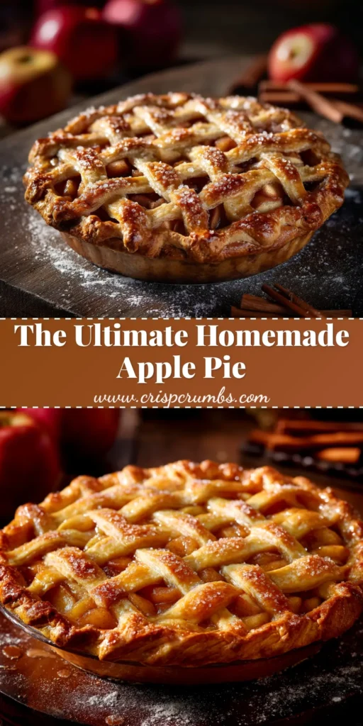 A perfect slice of homemade apple pie on a white plate, showcasing the flaky golden crust and spiced apple filling. This image illustrates the delicious result of our homemade apple pie recipe.