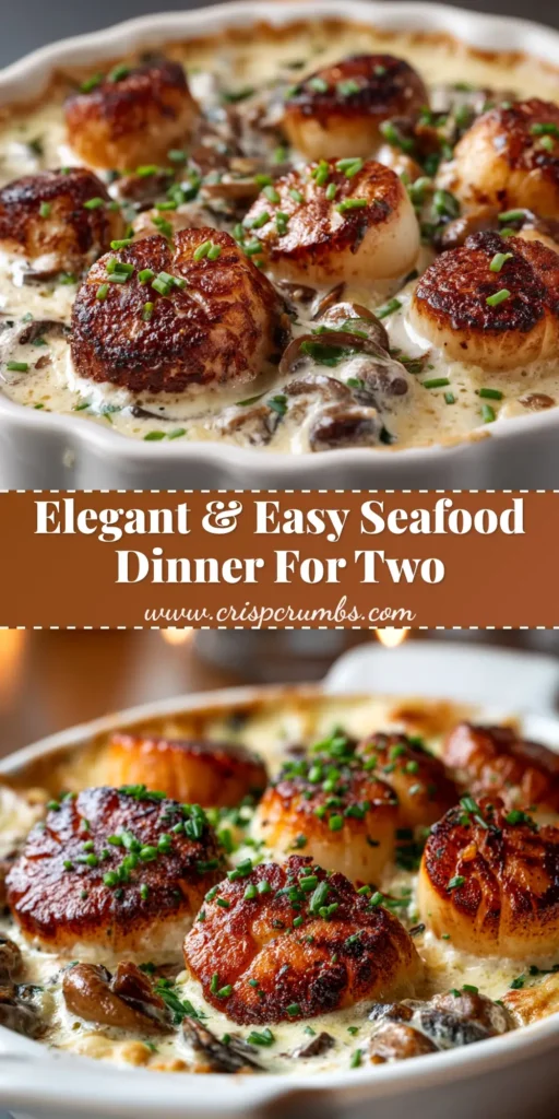 An elegant Seafood Cassolette baked in a white ramekin, featuring a golden-brown cheesy crust with fresh parsley garnish. The perfect French-inspired seafood recipe.